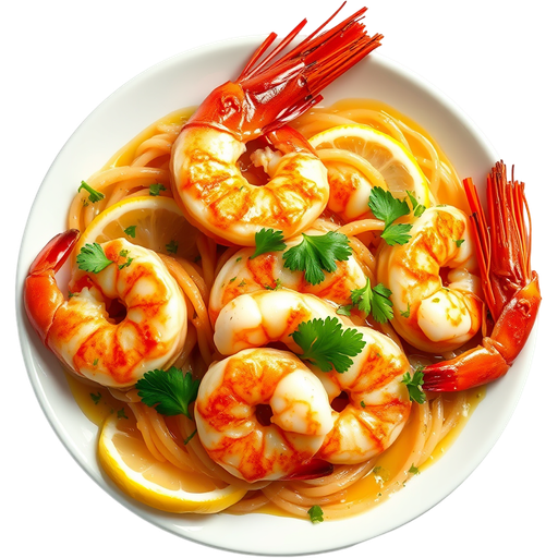 Shrimp Scampi dish