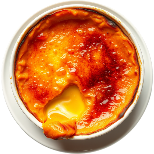 Sweet Potato Brûlée dish