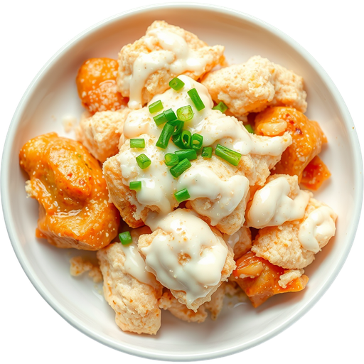 Cheese Snow Chicken dish