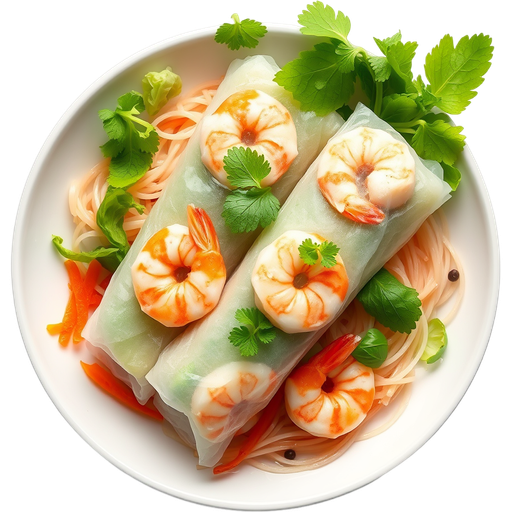 Shrimp Spring Roll dish