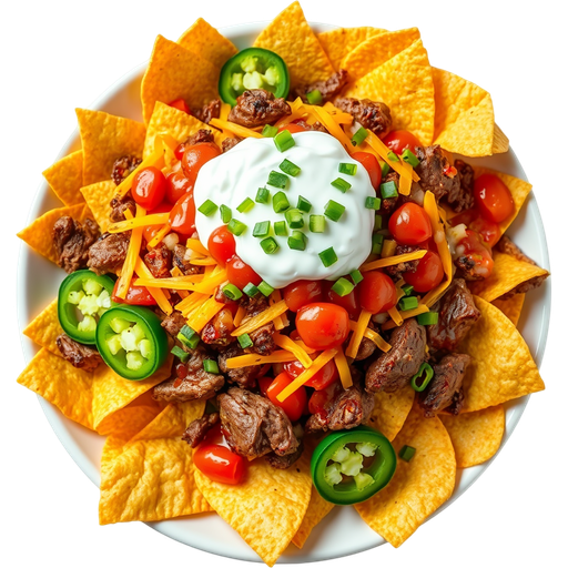 Nachos with Steak dish