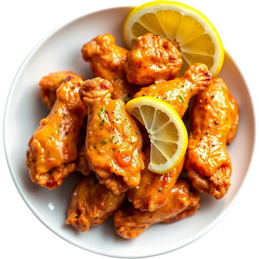 Lemon Pepper Wings dish