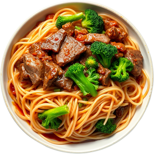 Beef Pad See Ew dish