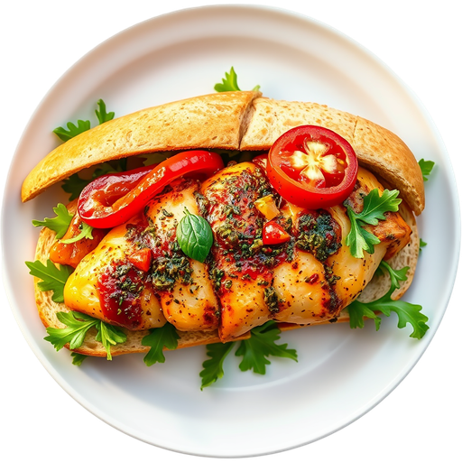New Sicilian Chicken Sandwich dish
