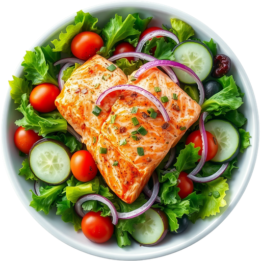 Salmon Salad dish