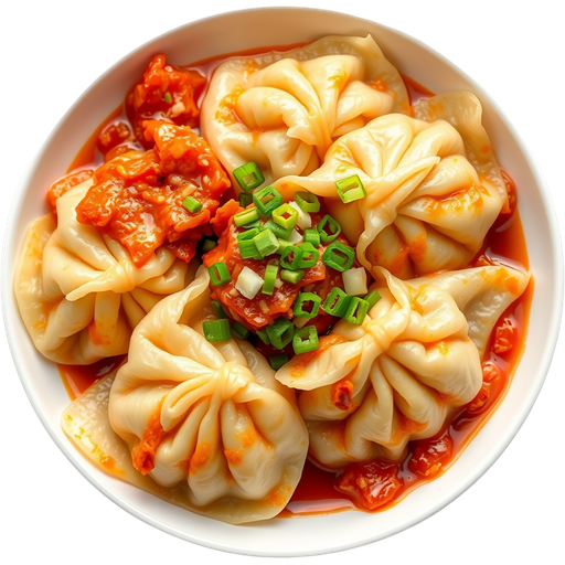 Kimchi Dumplings dish