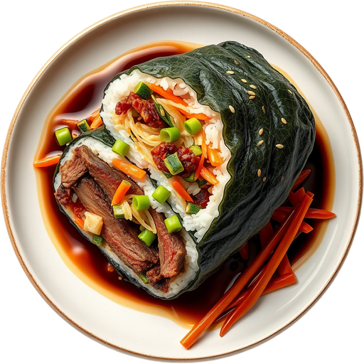 Bulgogi Kobbob Roll dish