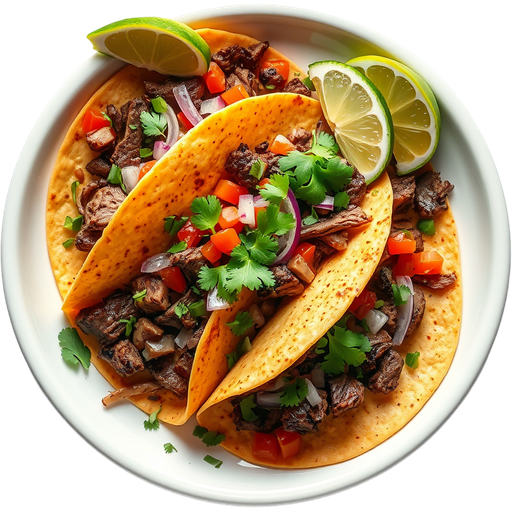 Taco de Asada dish