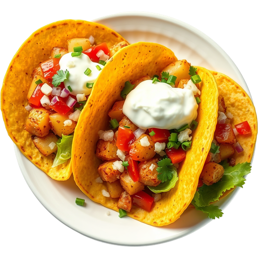 Potato Tacos dish