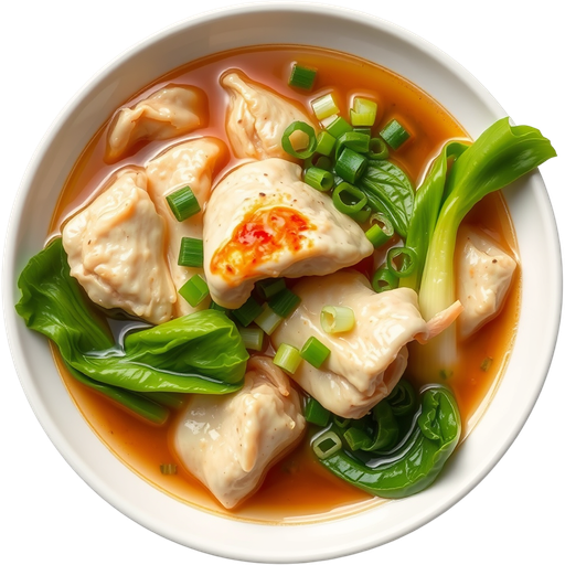 Chicken Wonton Soup dish