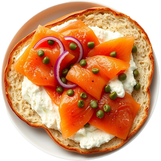 Bagel and Lox dish