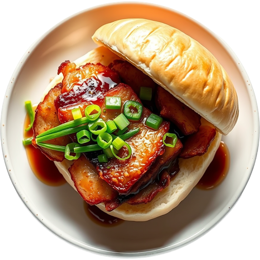Pork Belly Bun dish