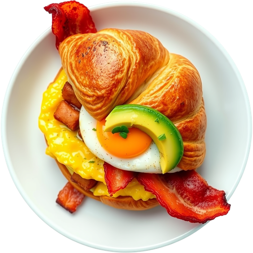 Egg Croissant Breakfast Sandwich dish