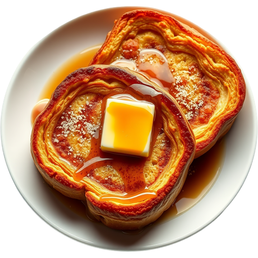 Croissant French Toast dish