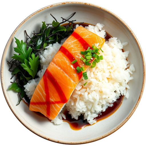Salmon Sushi dish