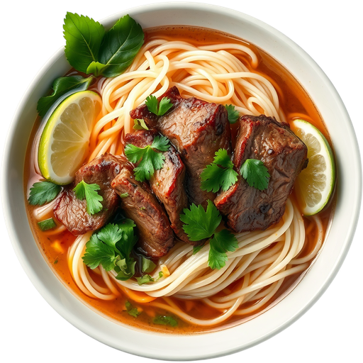Pho with Steak dish
