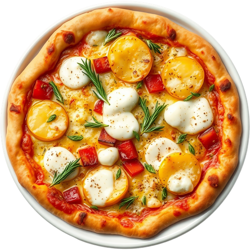 Potato Pizza dish