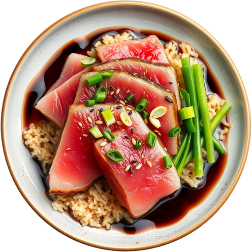 Seared Ahi Tuna dish