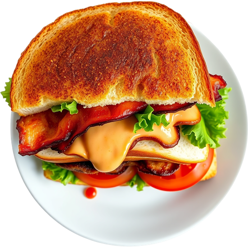 Chipotle Bacon Club Sandwich dish