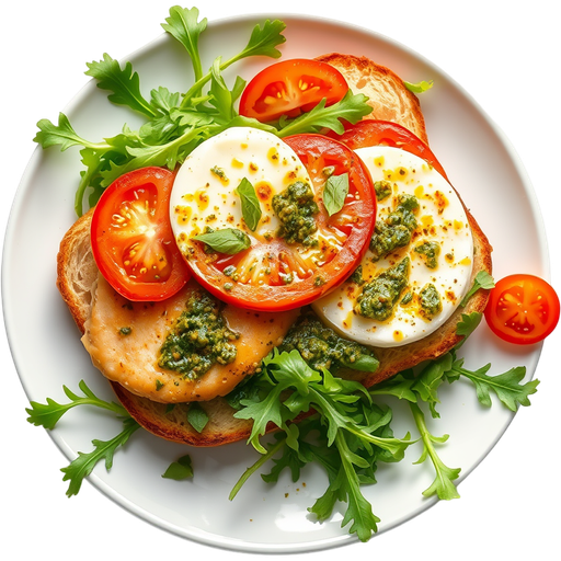 Pesto Chicken Sandwich dish
