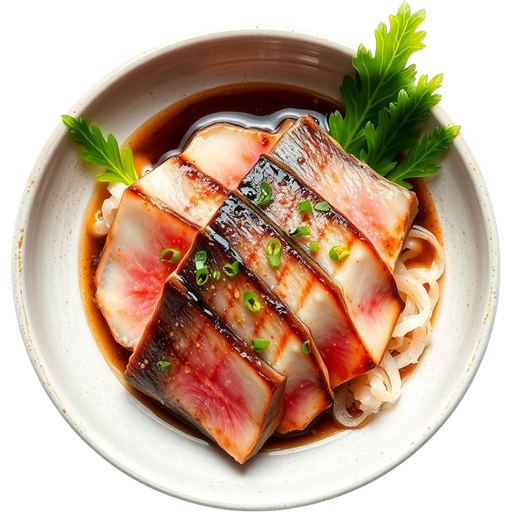 Marinated Bluefin Tuna dish
