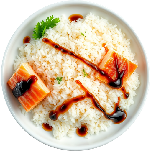 Rice with Nigiri Pieces dish