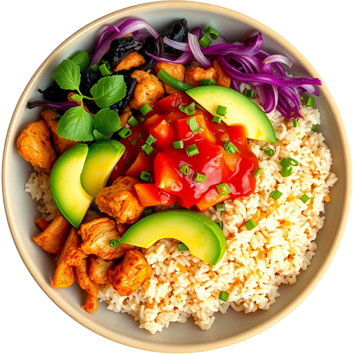 Spicy Chicken Bowl dish