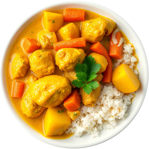 Yellow Curry Chicken dish