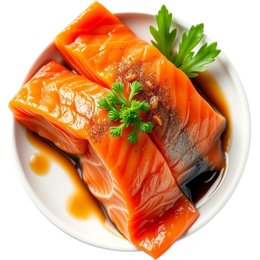 Salmon Sashimi dish