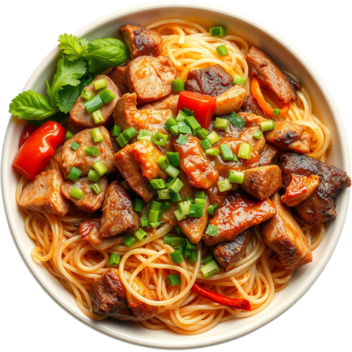 Mongolian BBQ Station dish