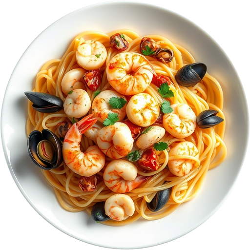 Seafood Symphony Pasta dish
