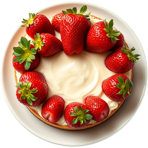Strawberry Cheesecake dish