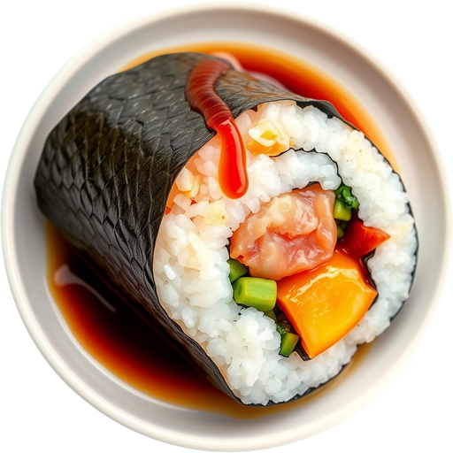 Yellowtail Hand Roll dish