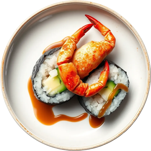 Black Widow Spider Roll dish