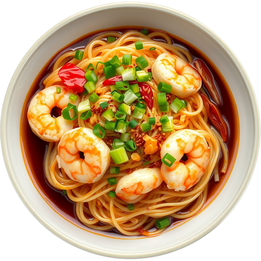 Shrimp Magic Noodles dish