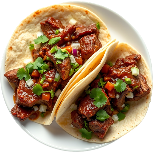 Short Rib Mole Tacos dish