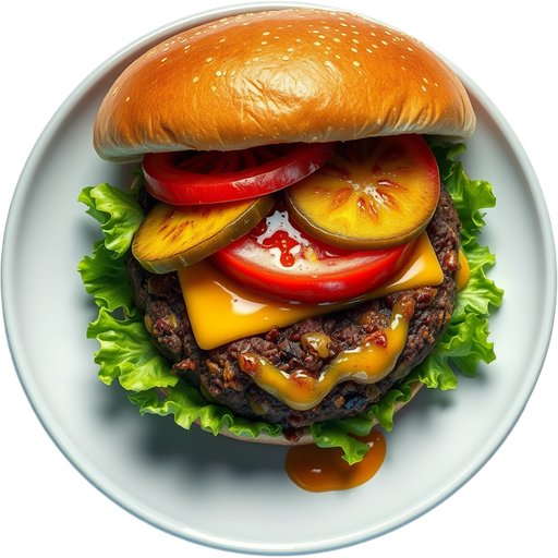 Juicy Burger dish