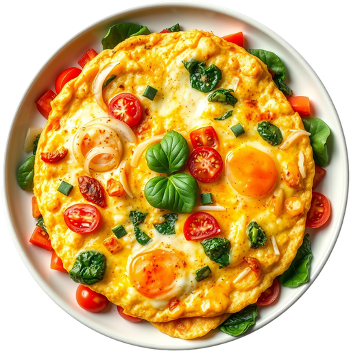 Veggie Omelette dish