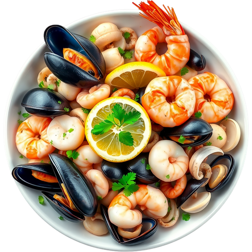 Assorted Seafood dish