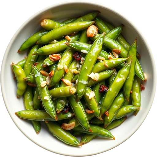 Garlic Edamame dish