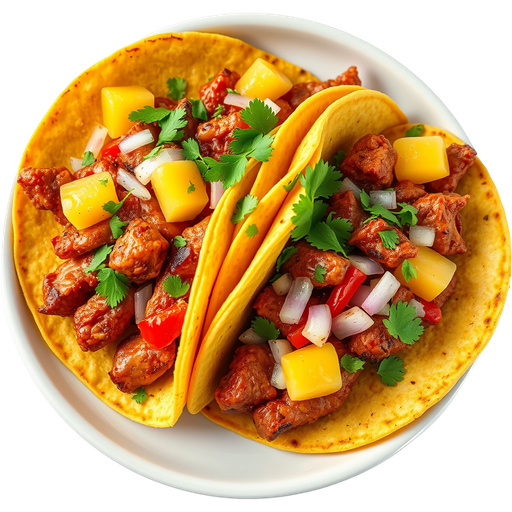 Al Pastor Tacos dish