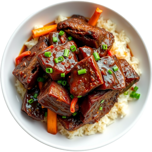 Braised Spicy Short Ribs dish