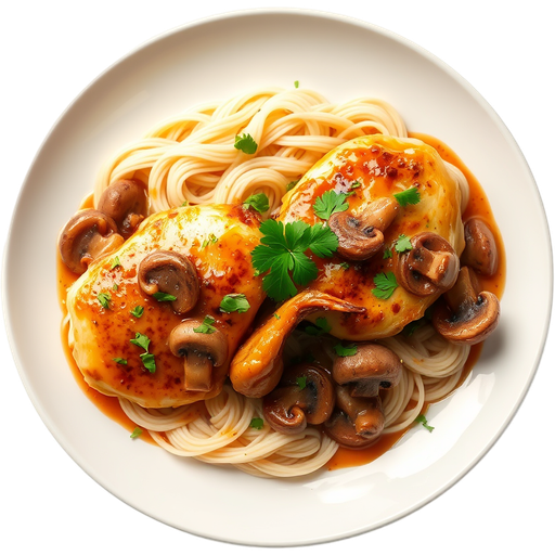 Pollo Marsala dish