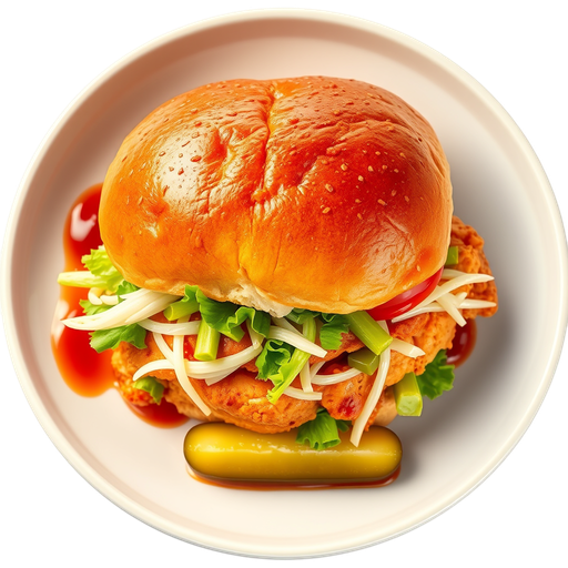 Spicy Chicken Sliders dish
