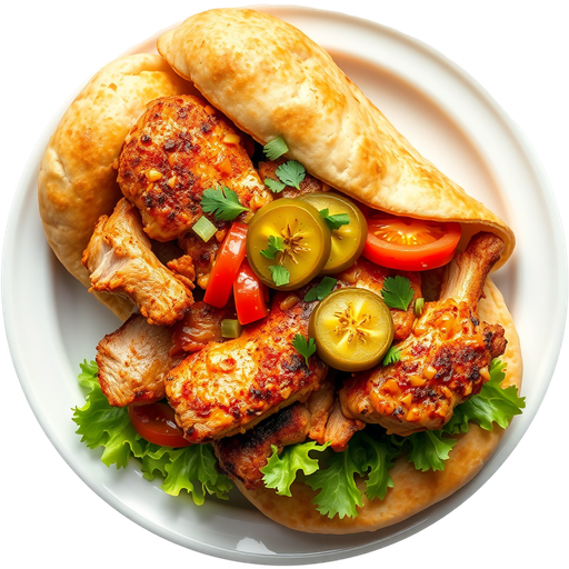 Chicken Tawouk Sandwich dish