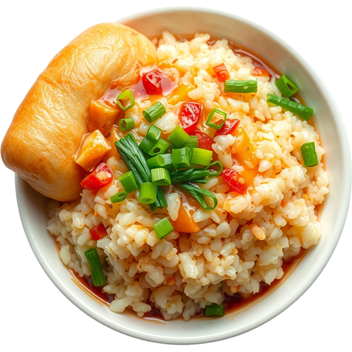 Bean Curd Bun Rice dish