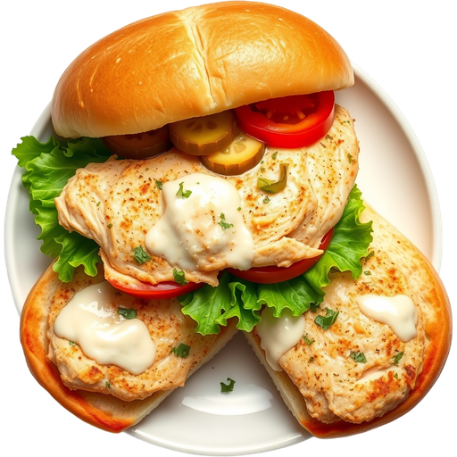 Garlic Chicken Breast Sandwiches dish