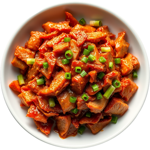 Fried Kimchi with Pork dish