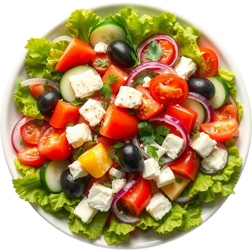 Mediterranean Greek Salad dish