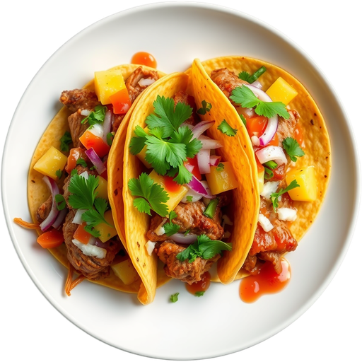 Tacos de Pastor dish